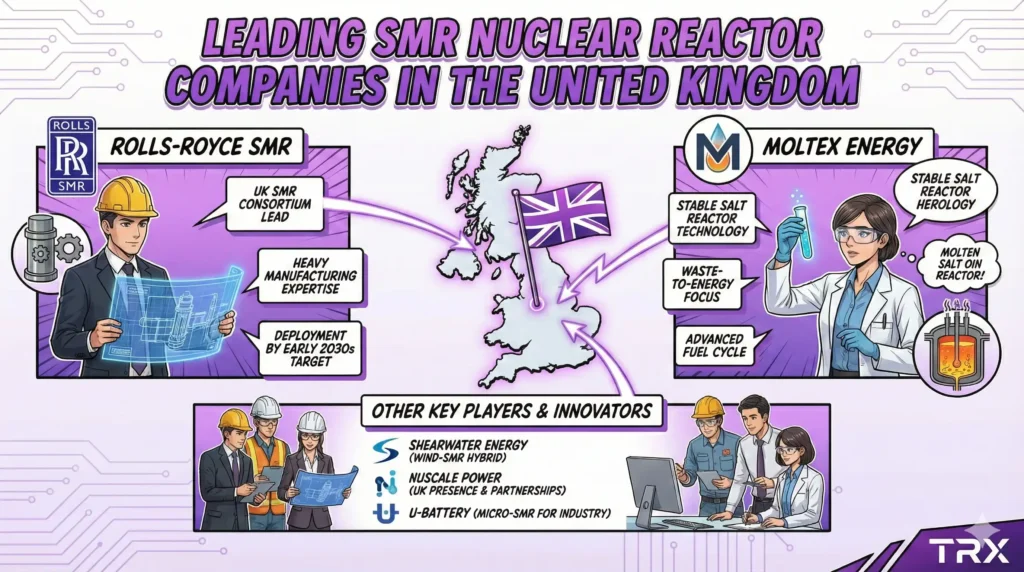 Leading SMR Reactor Companies in UK