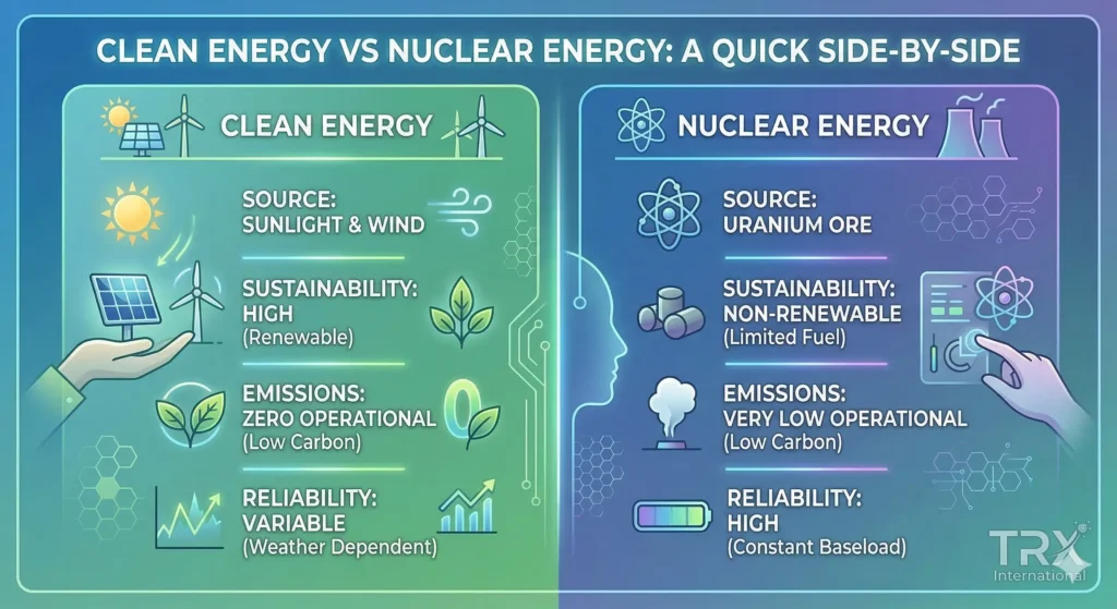 Clean Energy vs Nuclear Energy