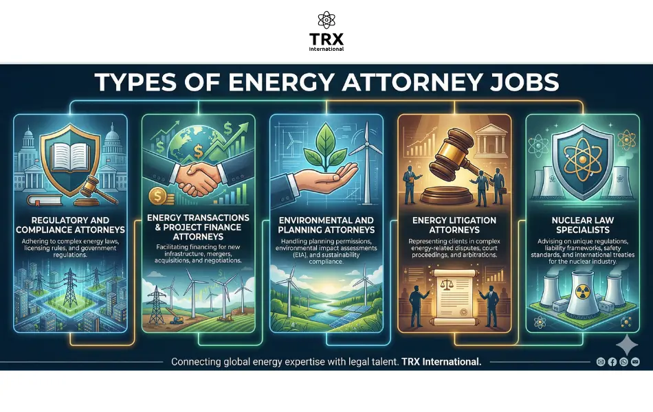 Types of Energy Attorney Jobs