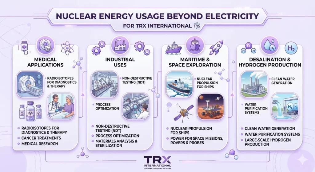 Nuclear Energy Usage Beyond Electricity