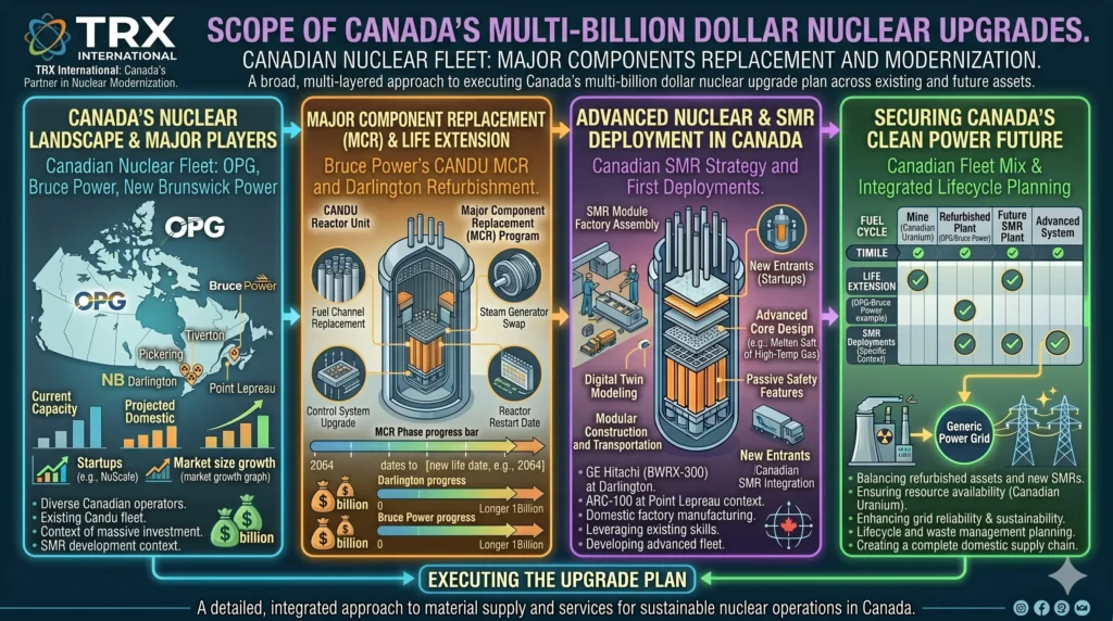 Scope of Canada's Multi-Billion Dollar Nuclear Upgrades