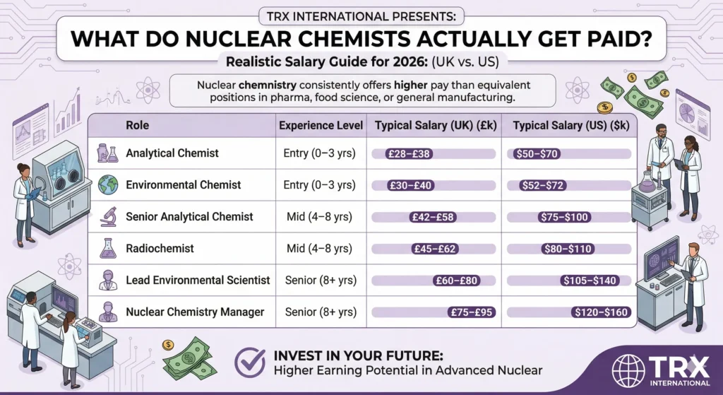 What Do Nuclear Chemists Actually Get Paid
